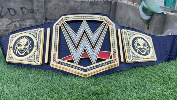 Bray Universal Heavyweight Wrestling Championship Belt Replica– Premium 16mm CNC Plates / 24K Gold / Original CZ Stones