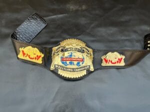 WCW World Cruiserweight Championship Replica Belt Side Plate Detail