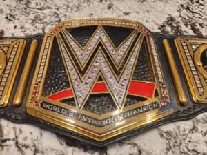 WWE World Heavyweight replica belt ultra deluxe 16MM CNC 24K gold plating genuine leather strap by Absolute Belts