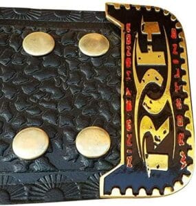 ring of honor championship replica real top grain leather strap view wrestling title
