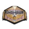 WWE United States Championship Replica Belt with eagle design, dual-tone gold silver plating and black leather strap