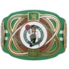 Boston Celtics championship belt close up zinc plate with deep etching detail