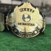 WWF Winged Eagle Championship Belt 4mm Zinc Dual Plates Attitude Era Stone Cold Replica