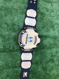 WWF Winged Eagle Championship Belt Full Display 4mm Zinc Adult Size Attitude Era