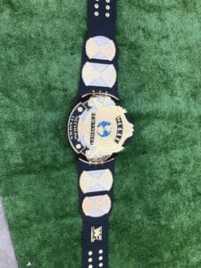 WWF Winged Eagle Championship Belt Full Display 4mm Zinc Adult Size Attitude Era