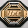 Real Replica UFC Belt 4mm Zinc CNC HD Engraved Globe Design Raised Continents