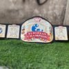 WWF European Championship Belt Full Display 4mm Zinc Adult Size 50 Inch Classic