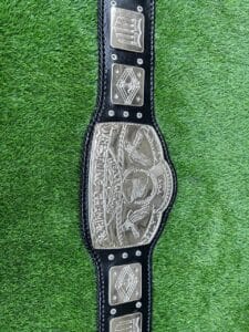 NWA United States Heavyweight Belt Eagle Center Plate Close View
