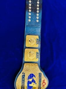 WCW World Television Championship Replica Premium Leather Strap View