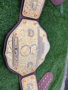Ric Flair WCW Championship Belt Full Original Leather Strap View