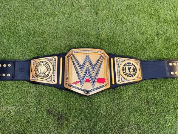 WWE Undisputed Championship Replica Belt – 16mm CNC | 24K Gold | Premium Leather | Original CZ Stones (Jone Cena)