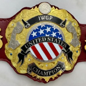 iwgp us heavyweight championship replica in 4mm zinc dual gold plated