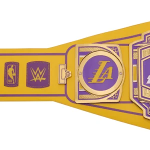 Los Angeles Lakers Legacy Replica Belt genuine leather strap view