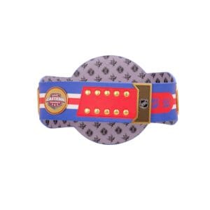WWE New York Rangers NHL Belt leather strap – 52 inch genuine leather bar round plate