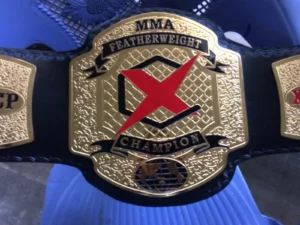 MMA Featherweight Championship Replica Title Belt