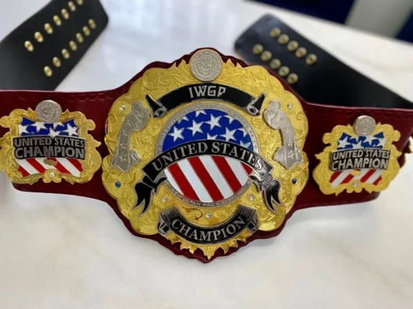 IWGP United States Championship Wrestling Replica Belt Adult Size 4mm