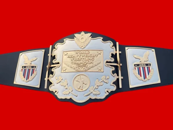 AWA Championship Belt with the red background