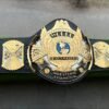 WWF Winged Eagle Belt heavyweight championship replica with dual plated 4mm zinc CNC plates