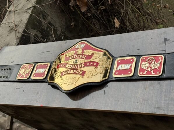 AEW National Championship belt 4mm zinc