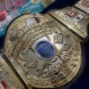 WWF Hulk Hogan championship belt center plate showing 4mm brass construction and gold plating detail