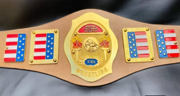 NWA TV GEORIGA Heavyweight wrestling belt 4mm plates thikness