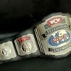 100% genuine cowhide leather strap of WCW Television Championship Belt with snap fasteners and 6mm thickness