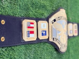 NWA Mid Atlantic United States Belt Cowhide Leather Strap View