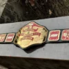 AEW National Championship Belt for sale – 4mm zinc replica full view