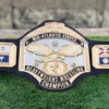 NWA Mid Atlantic Championship Belt Centre Plate Gold Close View