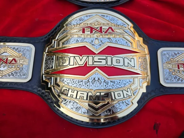 TNA X Division Championship belt replica full view