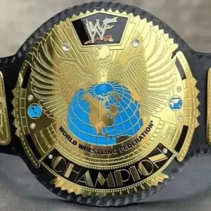 WWF attitude era big eagle championship belt in CNC detailed replica with 2mm brass plates and genuine leather strap wrestling