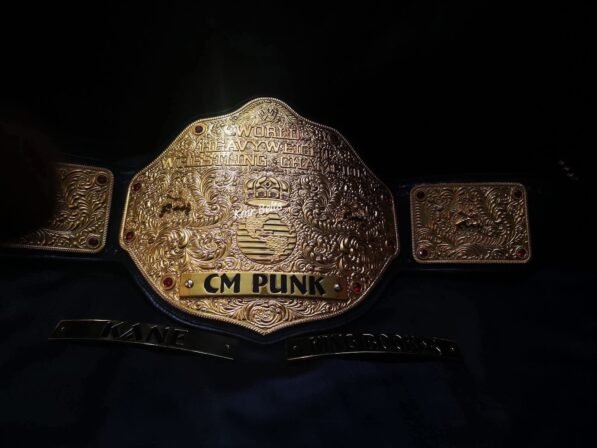 Big Gold World Heavyweight Championship Replica Belt –6MM Gold Plating