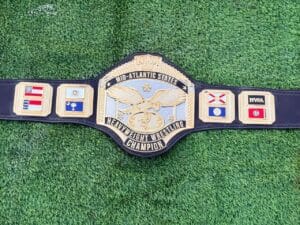 WA Mid Atlantic United States Championship Belt Gold Full View