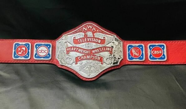 NWA Television Heavyweight Wrestling Champion 4MM Replica Title Belt