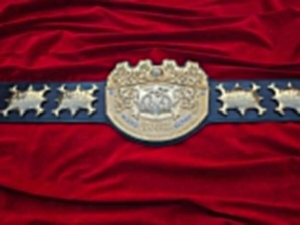 IWGP INTERNATIONAL WRESTLING CHAMPIONSHIP BELT CNC 3D 24K GOLD PLATES