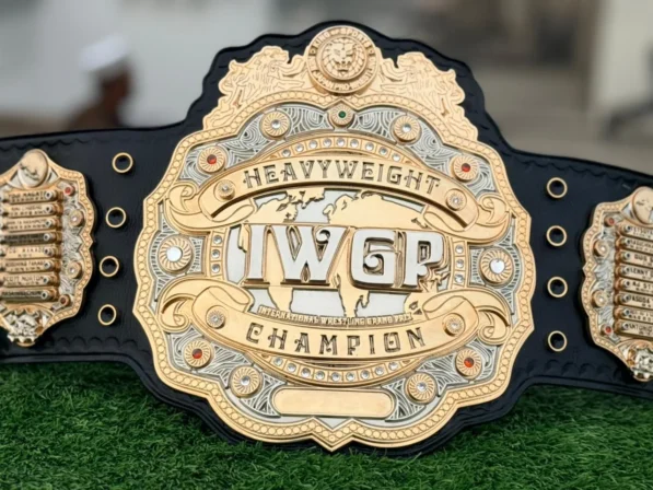 iwgp v4 replica belt in 16mm zinc and cnc detailed belt