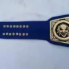 Bray wyatt title belt genuine leather strap with snap closure system adult size 46 inches