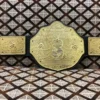 Big Gold Belt WCW WWE World Heavyweight Championship Replica 2mm Brass Rope Border