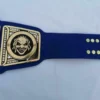 Bray wyatt title belt genuine leather strap with snap closure system adult size 46 inches