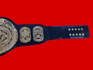 Lucha Underground championship belt replica genuine handcrafted leather strap view