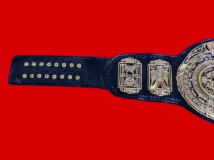 Lucha Underground championship belt replica genuine handcrafted leather strap view