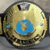 WWF attitude era big eagle CNC belt replica with 2mm brass plates and genuine leather strap wrestling