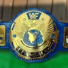 WWF attitude era big eagle belt 2mm brass metal plates gold finish close up wrestling detail