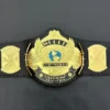 WWF winged eagle belt replica with 2mm brass plates and genuine leather strap wrestling title