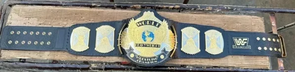 WWF winged eagle dual plated belt full display championship wrestling replica adult size title quality