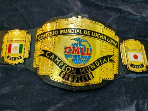 CMLL Luncha Libre Heavyweight championship belt adult 2mm Zinc Plates