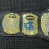 WCW world heavyweight championship replica belt genuine leather strap snap closure 46 inch length wrestling title