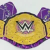 WWE Women's Championship Belt Buckle Close Up Authentic Brass Engraving Details