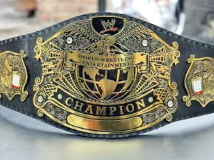 wwe Undisputed replica title belt replica with 2mm brass plates and genuine leather strap wrestling