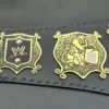 Undisputed world heavyweight championship belt genuine leather strap snap closure 46 inch wrestling title replica